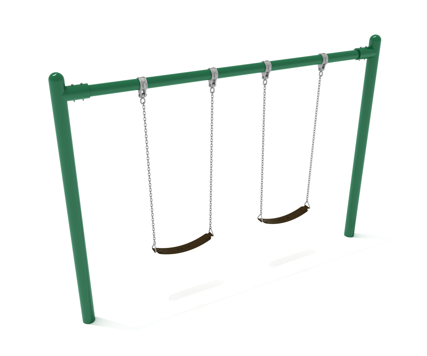 1 Bay Single Post Swing Frame with Chains and Seats (5 Inch)