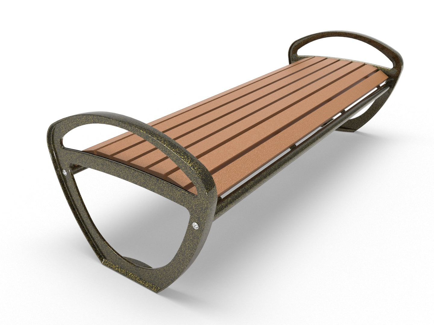 6ft Tahoe Backless Bench - Surface Mount