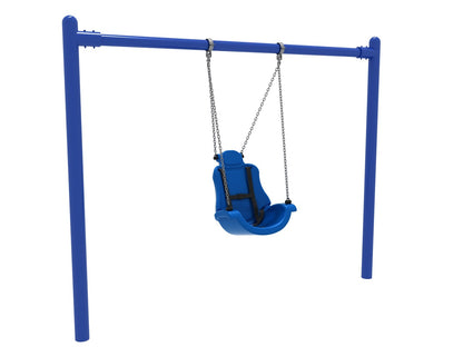 1 Bay Single Post Swing Frame with Adaptive Swing