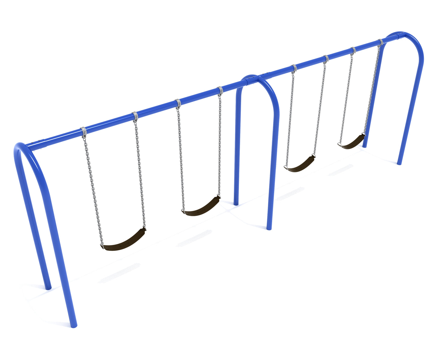 2 Bay Arch Swing Frame with Chains and Seats (3.5 Inch)