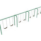 4 Bay Arch Swing Frame with Chains and Seats (3.5 Inch Posts)