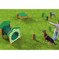 Recycled Novice Dog Park Agility Course