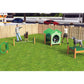 Recycled Novice Dog Park Agility Course