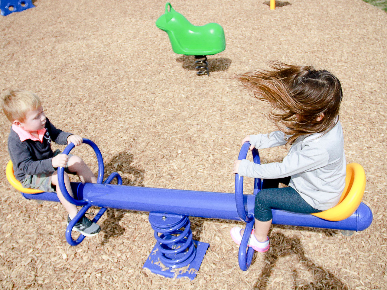 Rocking Teeter Totter Duo
