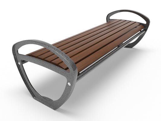 6ft Tahoe Backless Bench - Surface Mount
