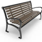 6ft Tahoe Bench with Back - Surface Mount