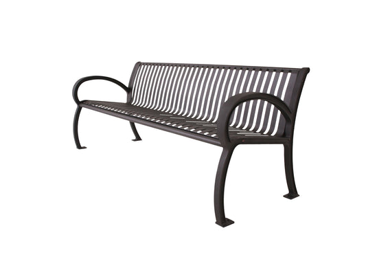 Wilmington Bench w/Back - Vertical Slats