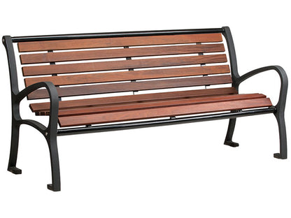 6ft Tahoe Bench with Back - Surface Mount