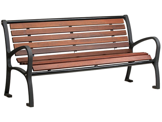 6ft Tahoe Bench with Back - Surface Mount